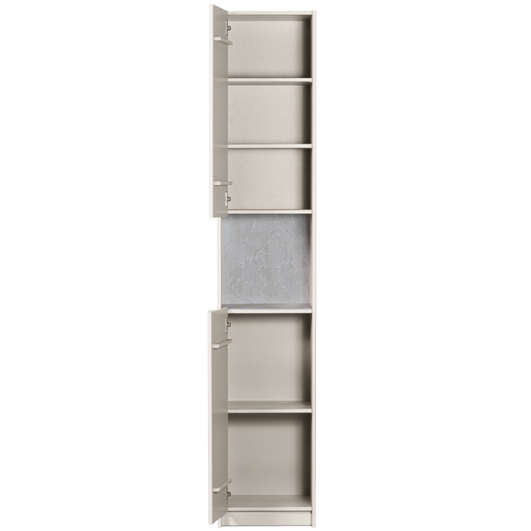 WOOOD Exclusive Basu Smalle Kast 40cm Grenen Dust Incl Concrete Decor [fsc]