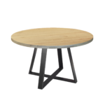 STEL ZELF SAMEN - Eettafel Vina Rond 4cm Rechte rand - Afbeelding 3