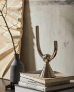 Nordal A/S Kaarsenhouder CORFU - chroom afwerking