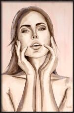 Akoestisch wandkleed Sensual woman II