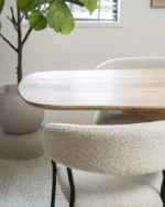 Eettafel Nikki Naturel - 3 maten - Afbeelding 2