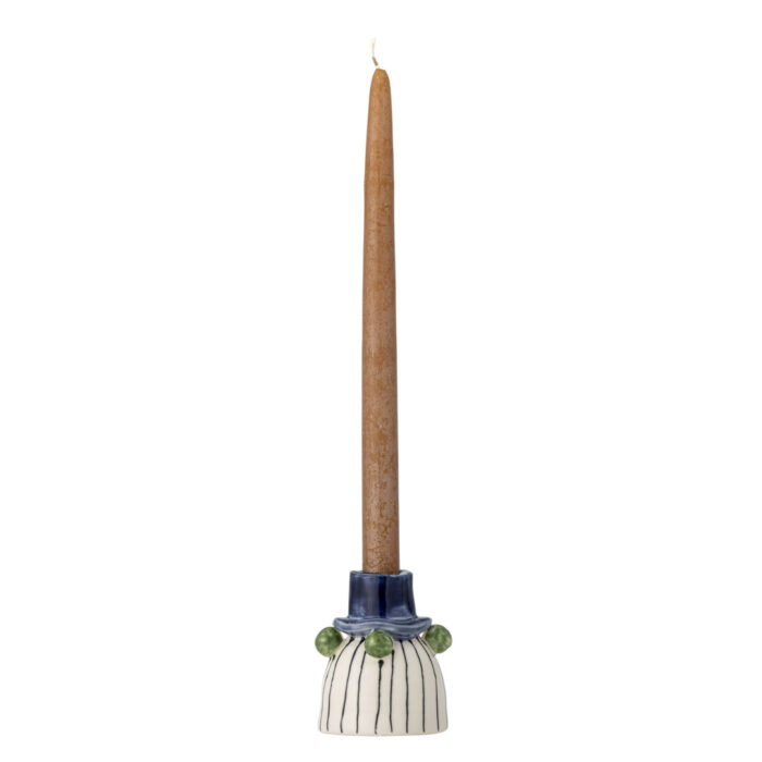 Bloomingville Tacana Candle Holder, Blue