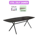 HPL Eettafel Novi Deens Ovaal