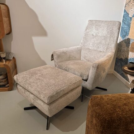 FAUTEUIL DOORTJE + HOCKER