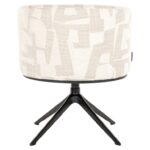 SHOWMODEL - Eetkamerstoel Cheyenne Beige patroon - 2 stuks (voorraad) - Afbeelding 3