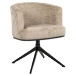 SHOWMODEL - Eetkamerstoel Cheyenne Beige patroon - 2 stuks (voorraad) - Afbeelding 8