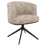SHOWMODEL - Eetkamerstoel Cheyenne Beige patroon - 2 stuks (voorraad) - Afbeelding 10