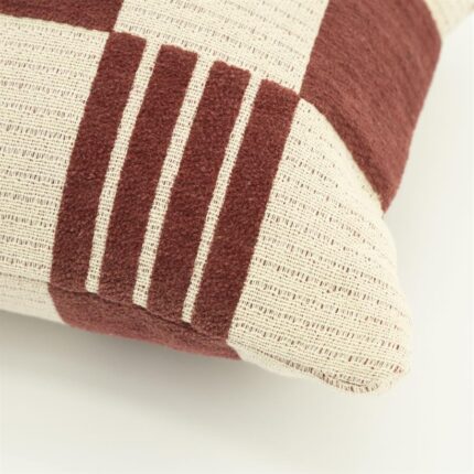 By-Boo Pillow Twist 35x55 cm - burgundy