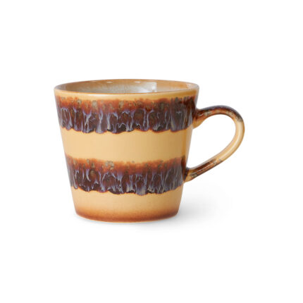 Cappuccino mok 70s ceramics Cliffs