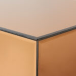 Salontafel Mirror Block Smokey Brown 90x90cm - Afbeelding 4