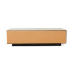 Salontafel Mirror Block Smokey Brown 90x90cm