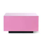 Salontafel Mirror Block Pink 60x60 cm