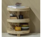 Darren Bijzettafel Mangohout naturel - Afbeelding 4