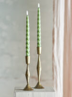 Led Kaars Ponza Groen- Set van 2 - Afbeelding 3