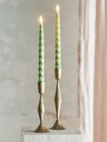 Led Kaars Ponza Groen- Set van 2 - Afbeelding 2