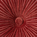 Kussen Round Ripple Burgundy - Afbeelding 2