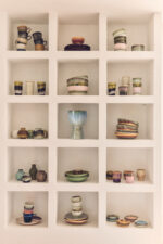 70s ceramics: coffee mug, petal - Afbeelding 4