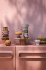 Tapas bowl on base S Sunshade 70s ceramics - Afbeelding 5