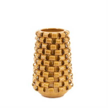 By-Boo Vase Loopa 2 - mustard