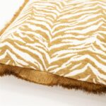 By-Boo Pillow Tigra 40x60 cm - mustard