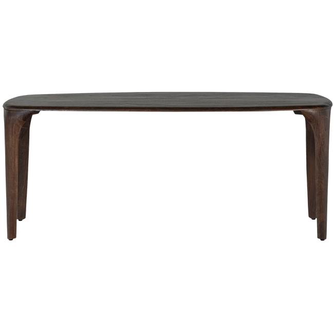 FIORE EETTAFEL MANGO HOUT DONKERBRUIN 190x95 CM