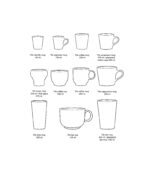 Latte Mug 70s ceramics - per stuk - Afbeelding 4