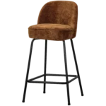 VOGUE BARSTOEL 65 CM 3D CHENILLE MIDDENBRUIN