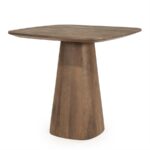 Eleonora Eettafel Aron vierkant 80x80 - lichtbruin