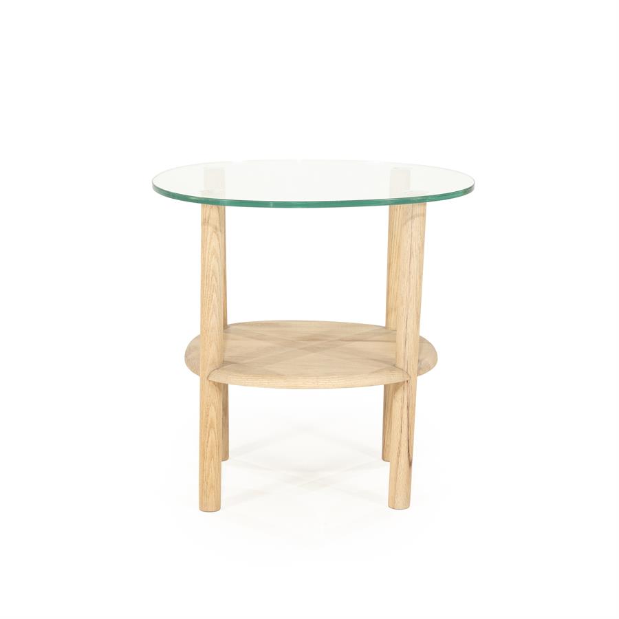 Eleonora Bijzettafel Cleo - naturel Eleonora Bijzettafel Cleo - naturel