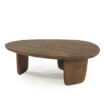 Eleonora Salontafel Maud large - lichtbruin