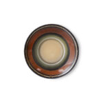 70s ceramics: saucer dark roast