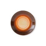 70s ceramics: saucer medium roast