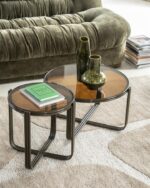 By-Boo Side table Groovy - brown