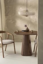 Eleonora Eettafel Aron vierkant 80x80 - lichtbruin