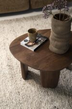 Eleonora Salontafel Maud small - lichtbruin