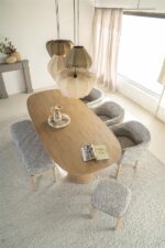 Eleonora Eettafel Lune 240x105 cm - naturel