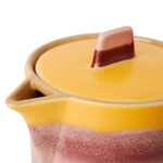 Tea pot Sunset 70s ceramics - Afbeelding 3