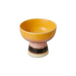 Tapas bowl on base S Sunshade 70s ceramics - Afbeelding 2