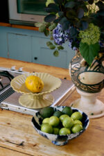 Ceramic bowl on base indigo - Afbeelding 3