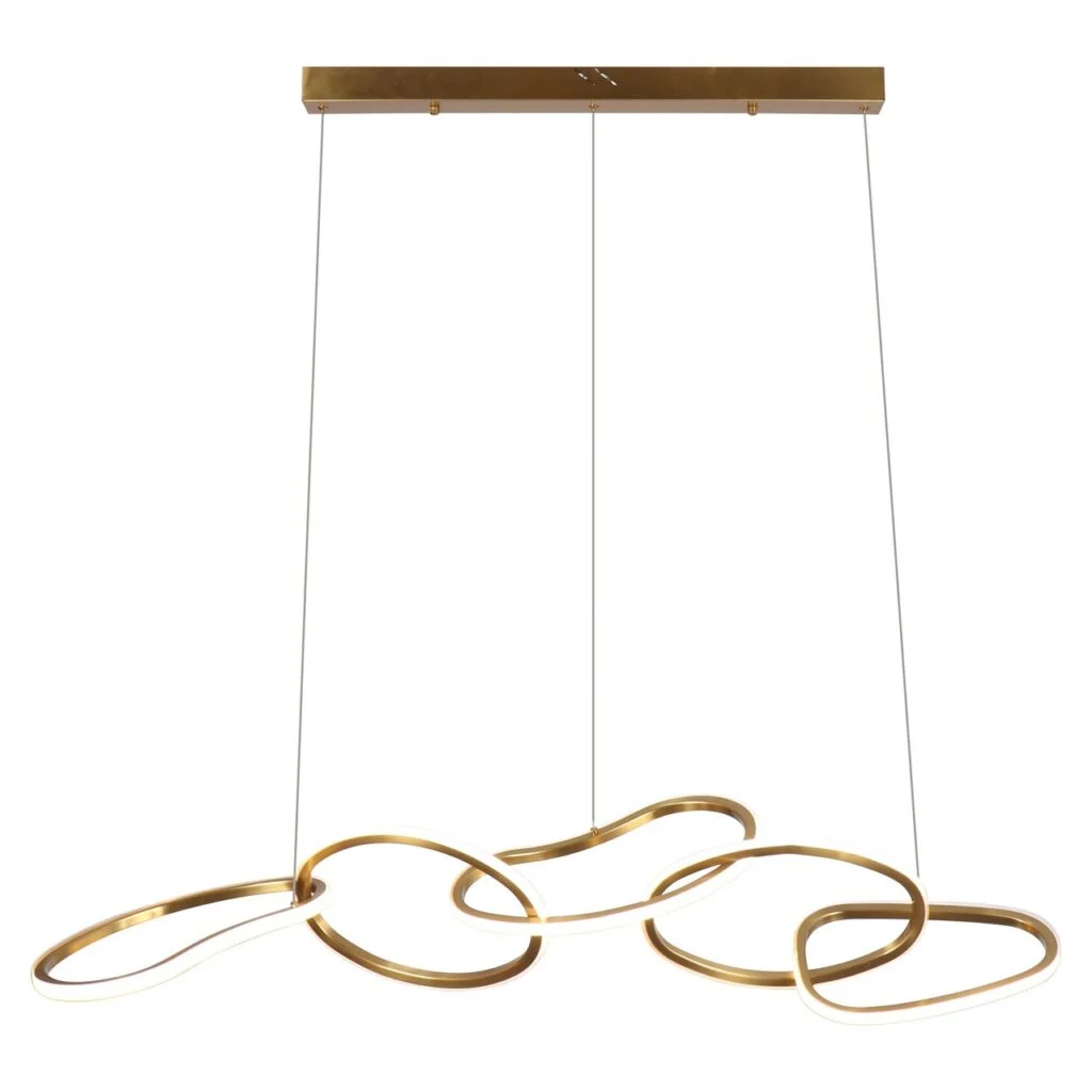 hl-0147-1-v1-1024x1024 Chandelier - Flyn brushed gold - Afbeelding 1