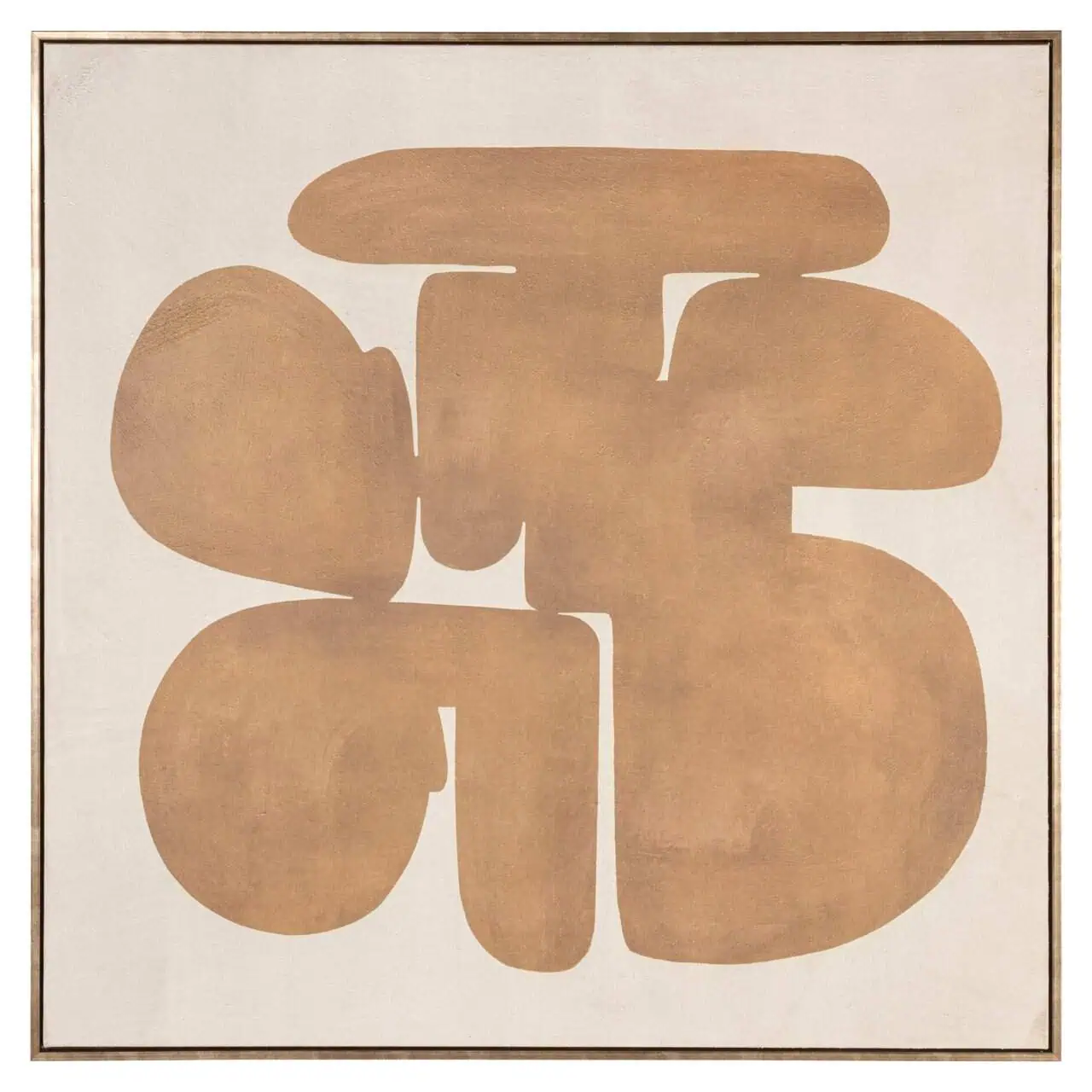 wa-0058-01 Wall art Odyssey gold right - Afbeelding 1