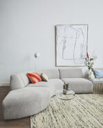 Kussens Striped Velvet Red/pink - Afbeelding 4