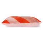 Kussens Striped Velvet Red/pink - Afbeelding 3