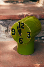 Klok Retro Ceramic Green Olive - Afbeelding 3