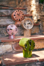 Klok Retro Ceramic Green Olive - Afbeelding 4
