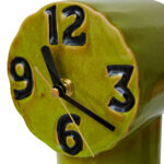Klok Retro Ceramic Green Olive - Afbeelding 2
