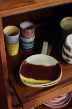 Platter Cherry 70s ceramics - Afbeelding 2