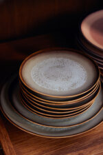 Dessert plates Contrast 70s ceramics - set of 2 - Afbeelding 2