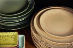 Dessert plates Grit 70s ceramics - set of 2 - Afbeelding 2