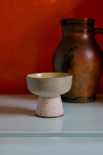 Tapas bowl on base L Slush 70s ceramics - Afbeelding 2